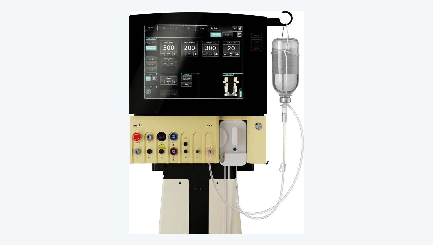 Silicone Oil Injection/Extraction and Fluid-Air Exchange System