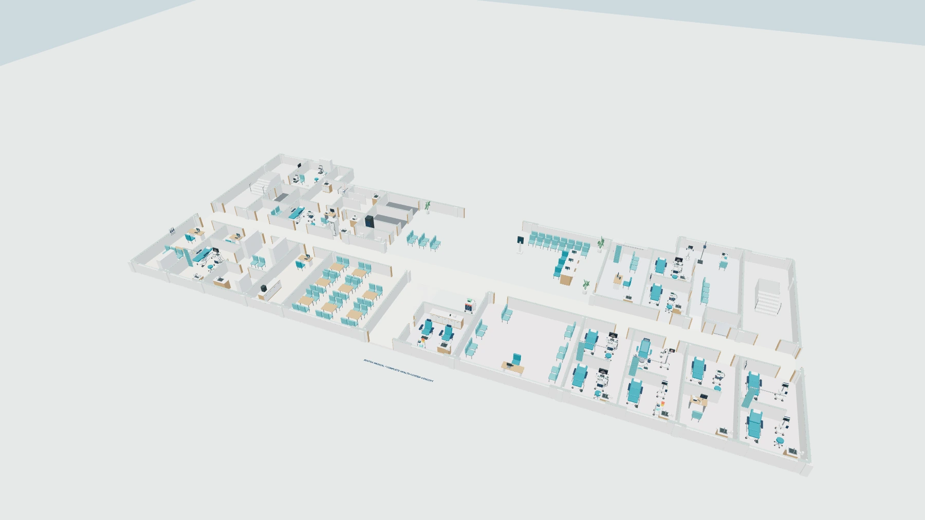 Health management centre project — 3D